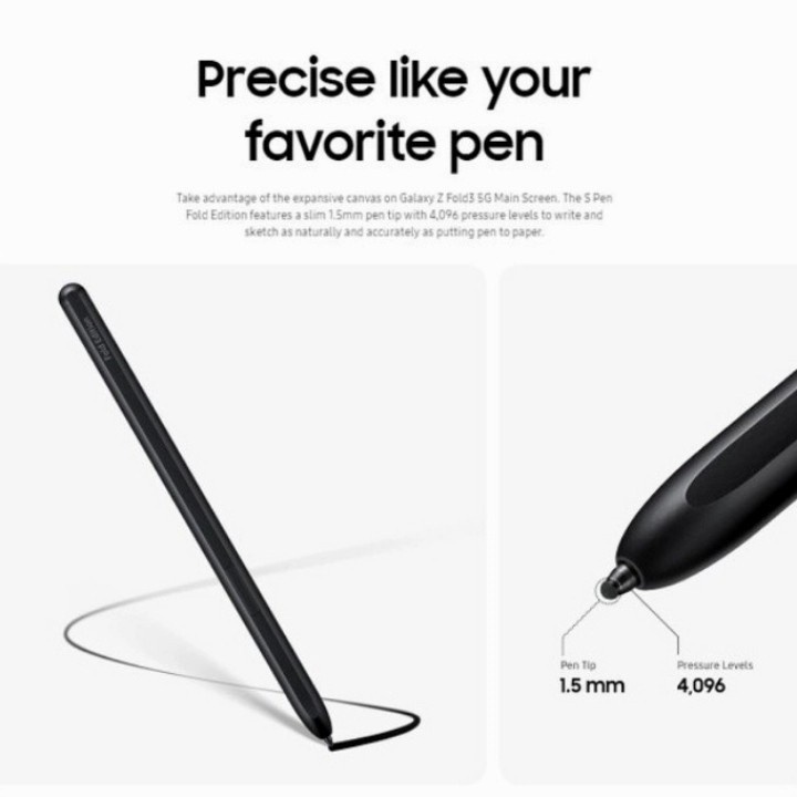 ORIGINAL SAMSUNG S PEN FOLD EDITION STYLUS Z FOLD 4 FOLD 3 5G