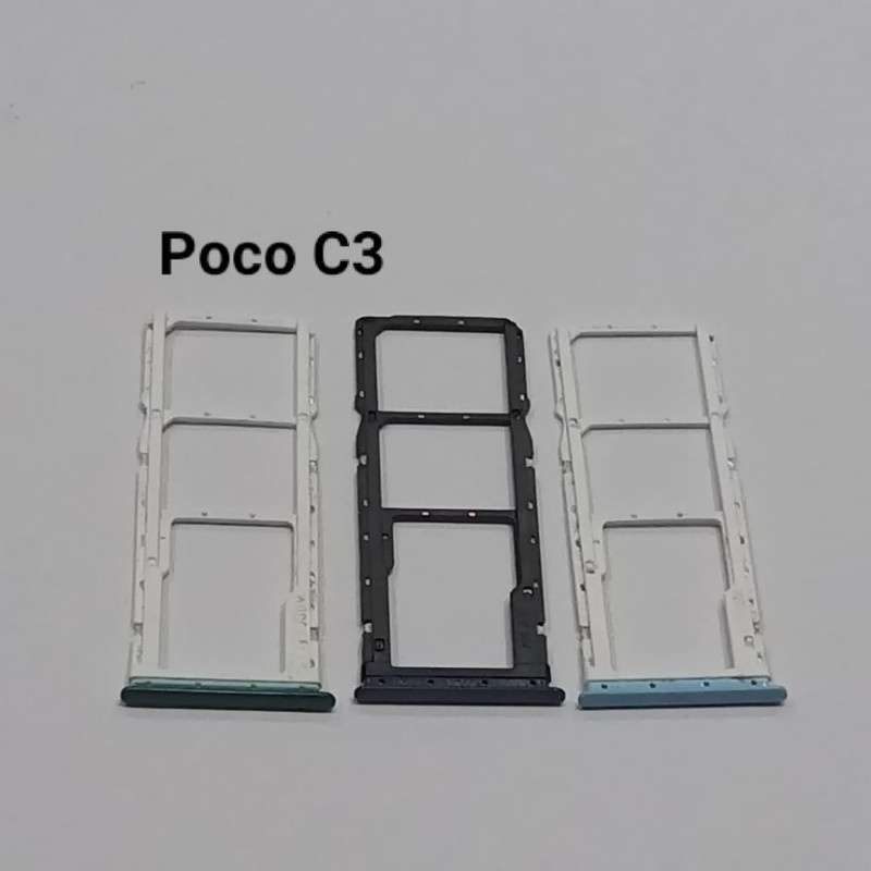 Slot Tempat Dudukan Simcard Simtray Sim Tray Card Lock Xiaomi Poco C3