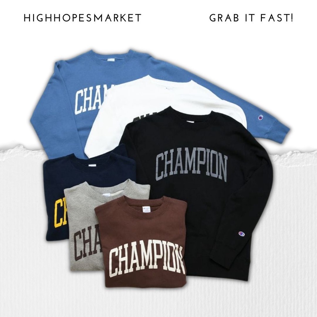 CREWNECK / CN CHAMPION CAMPUSS JAPAN MARKET ORIGINAL (COD)