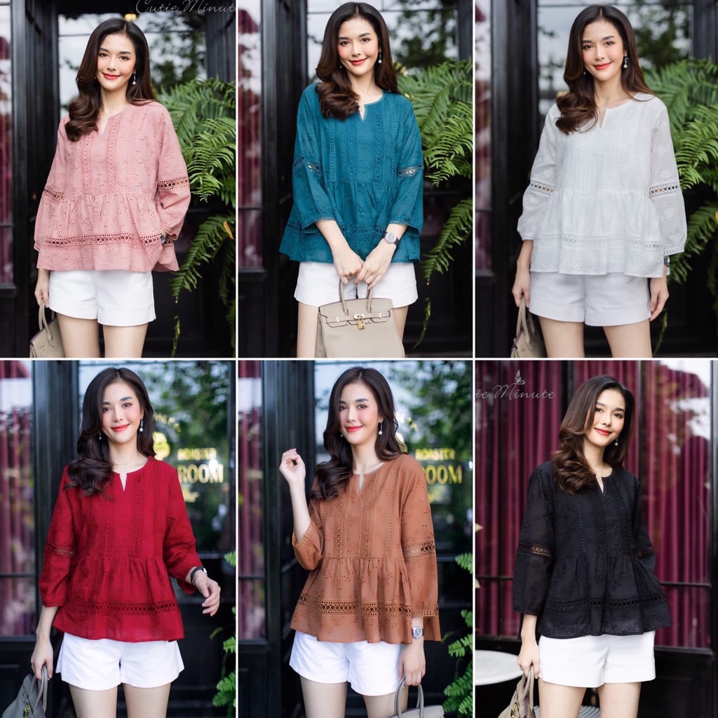 Blouse Cutie Minute - Blouse Katun Premium 0082