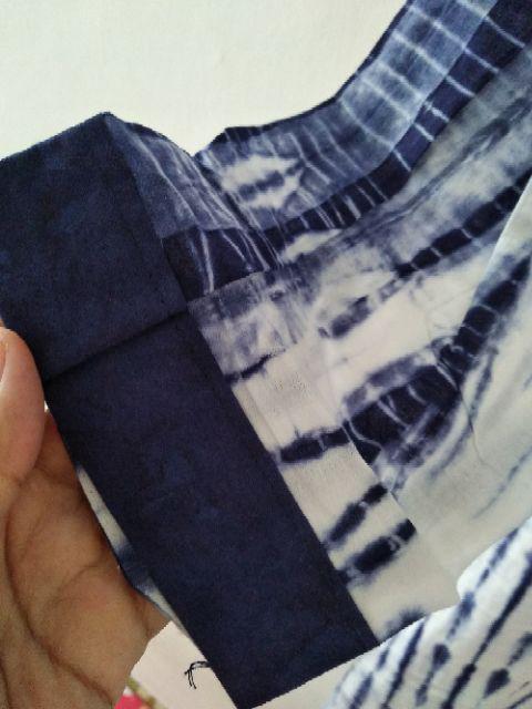 Gamis Shibori Batik Umbrella Tiedye Jumputan Handmade Muslim Long Maxi Gamis Seragaman Tie Dye