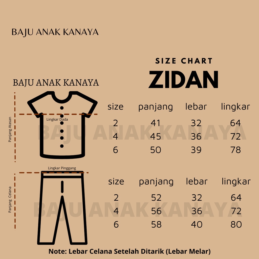 2-6TH SETELAN ANAK KOKO ZIDAN KOKO ANAK MADINAH by BAJU ANAK KANAYA