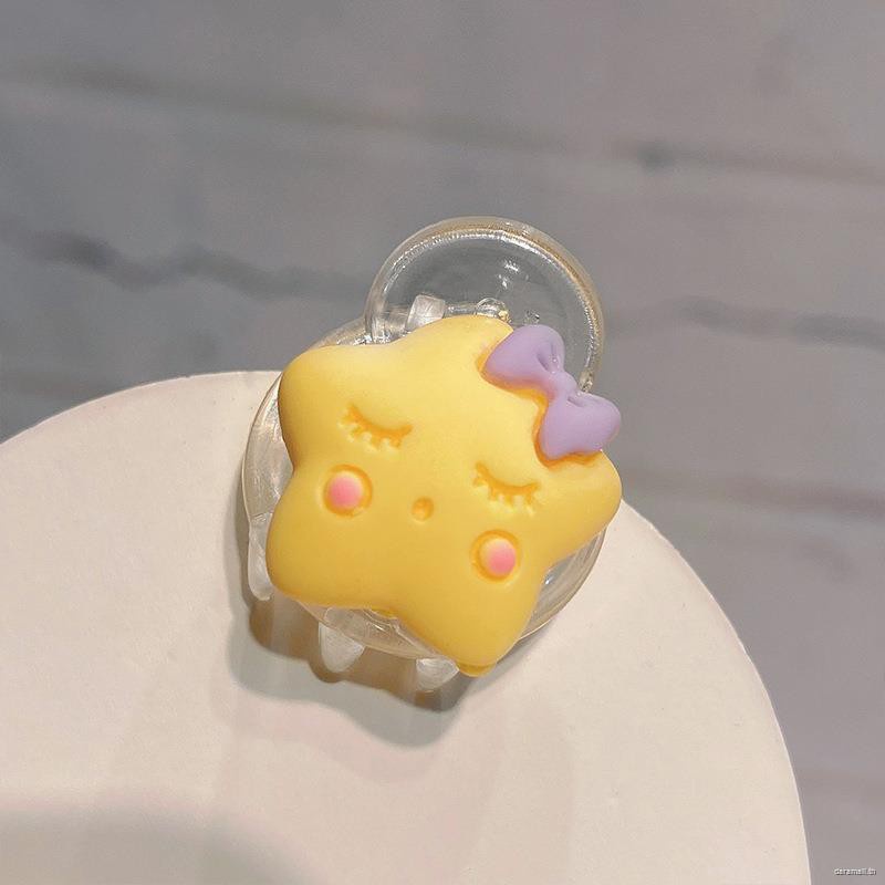 Lucu Anak-anak Korea Kartun Menangkap Jepit Rambut Mini Rainbow Cloud Girl Hiasan Kepala