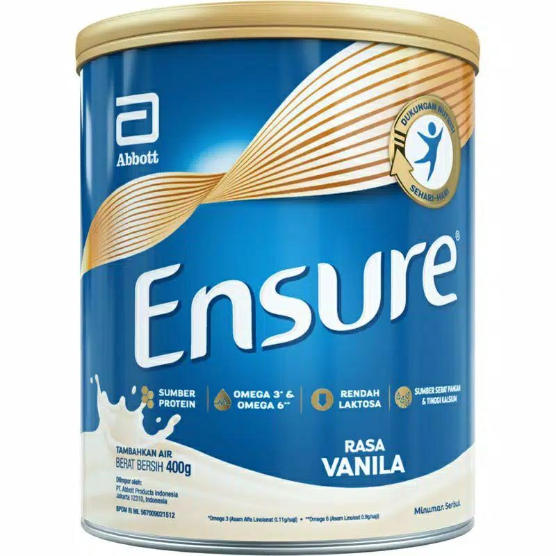 ENSURE VANILA 400GR ||SUSU LANSIA