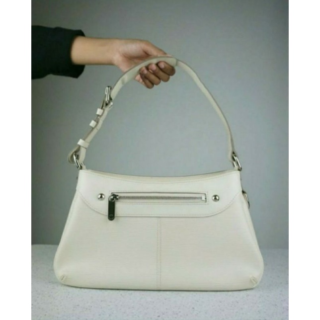 SALE. Louis Vuitton LV Turenne Hobo PM Epi Leather White tas luxury asli baguette bag Vintage+ MICHA
