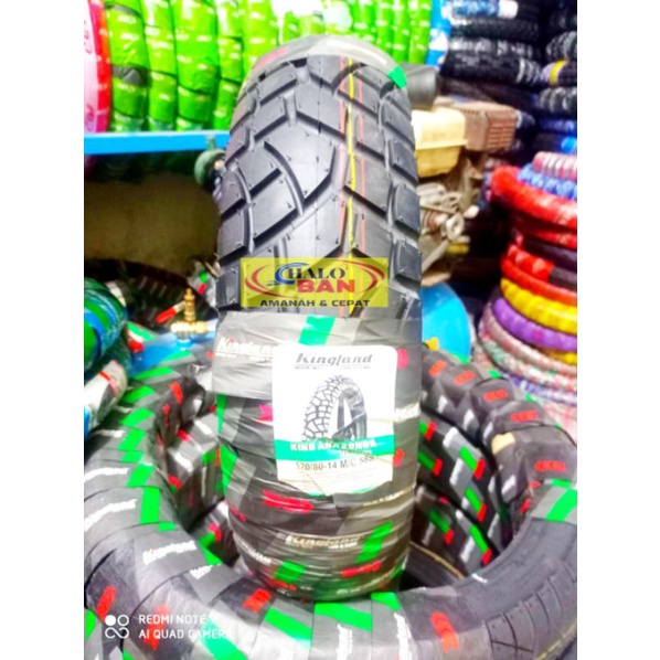 Ban montor matic tubeless kingland 120/80-14 ban honda vario xread lexy pcx ban luar ring 14 tubles 