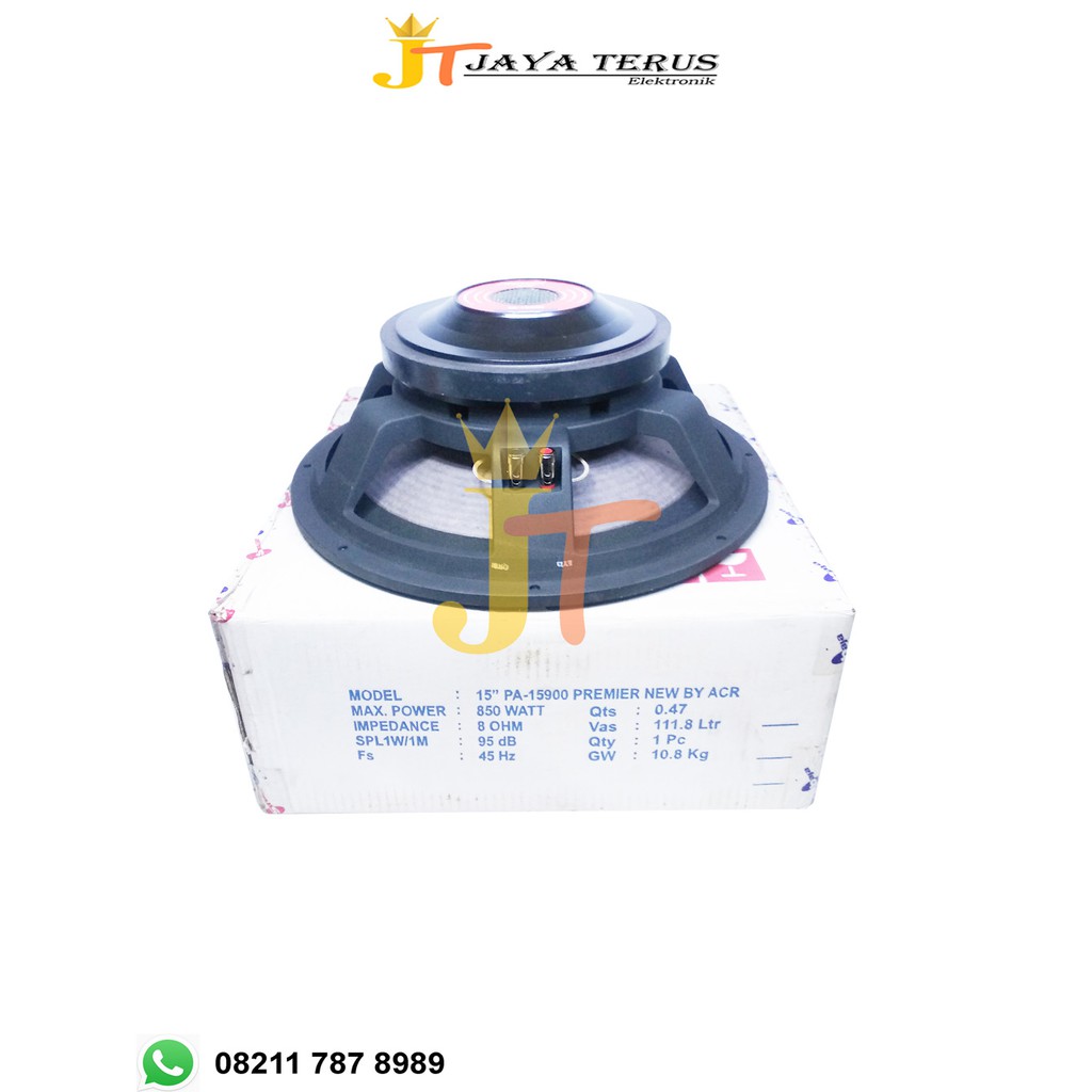Speaker 15 inch / ACR PA 15900 PREMIER NEW 15" ( 850 watt / 8 ohm )