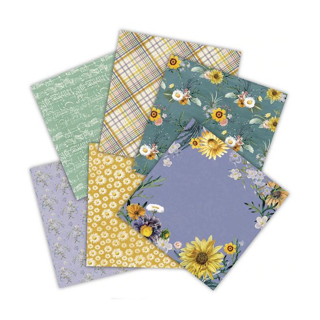 Scrapbooking Patterned Paper 6&quot;x6&quot; - The Beauty of Spring (24 sheets)