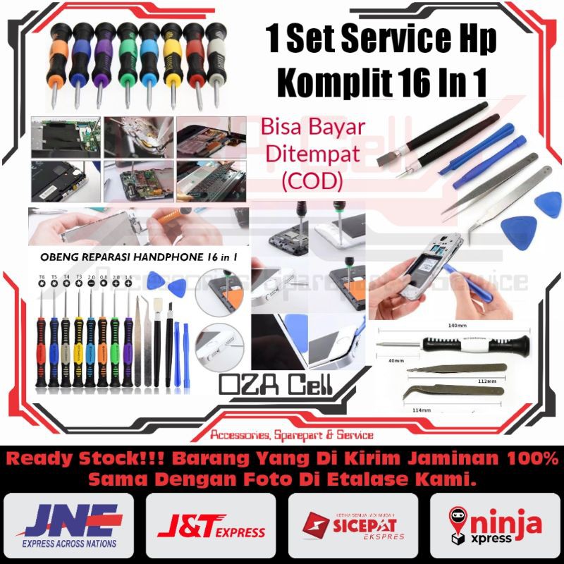 SET SERVICE HP LENGKAP UNTUK SEMUA HP
