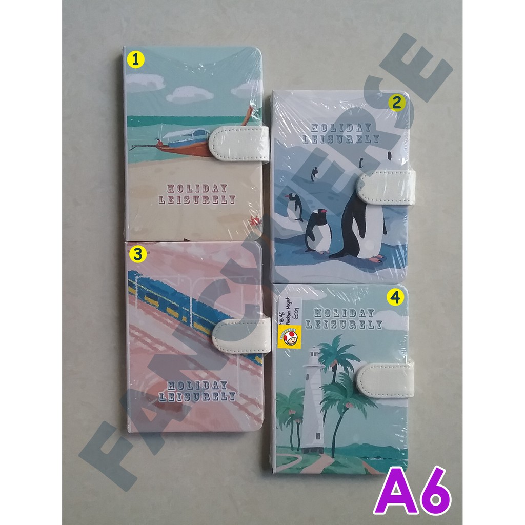 

Notebook Hardcover A6 Beach 6004 / Agenda Diary Notes Buku Catatan
