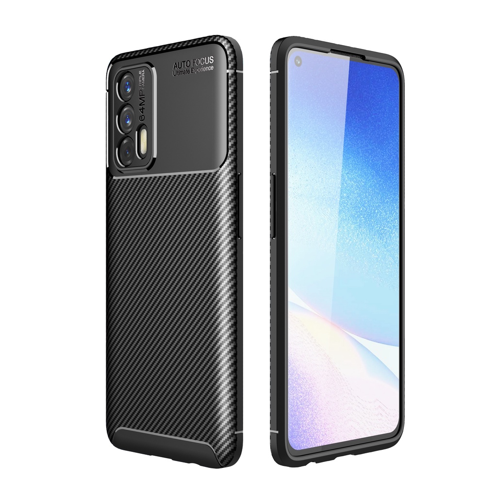 CASING OPPO RENO 6 4G / RENO 6 5G / RENO 6 PRO 5G / RENO 5 FOCUS CARBON SOFTCASE ORIGINAL