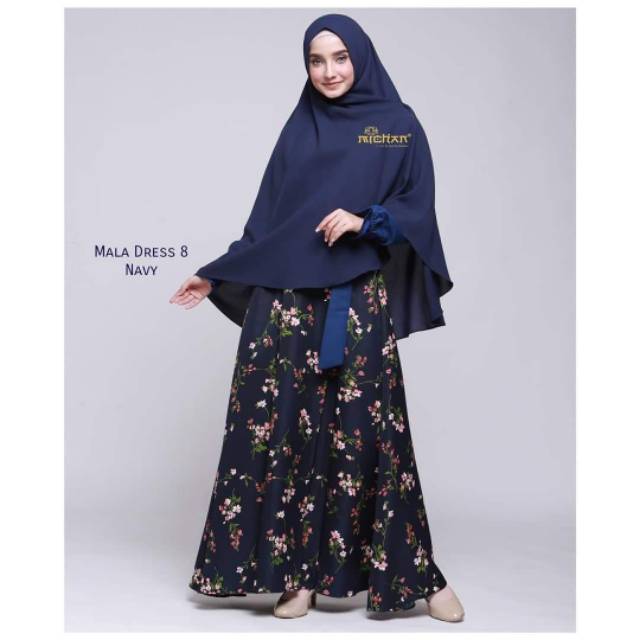 Mala Dress Navy Xs by Michan (Gamis saja)
