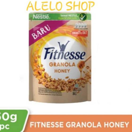 

^vj-4 Nestle fitnesse granola oats honey 250gr oat utuh sereal madu 250 gr crispy whole wheat cereal