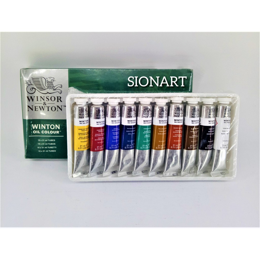 

Cat Minyak Winsor & Newton Winton, Sepuluh Tabung 21ml