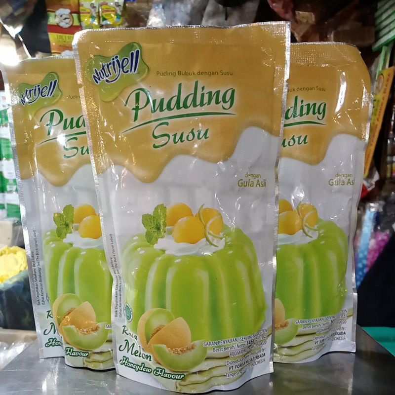 

Pudding Susu Nutrijell Rasa Melon 145gr