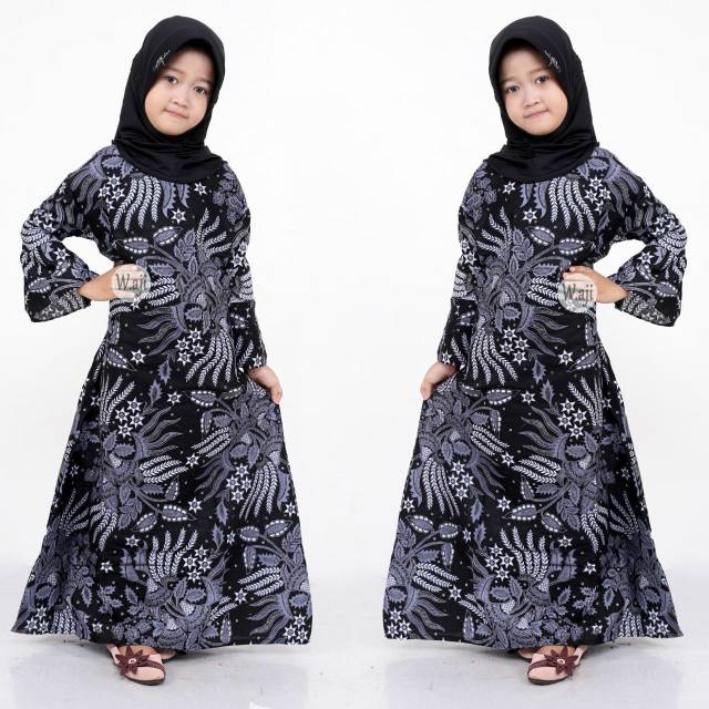 Batik Couple keluarga sania ruffle ori ndoro jowi dnt MANGAR ABU seragaman gamis busui hem kemeja