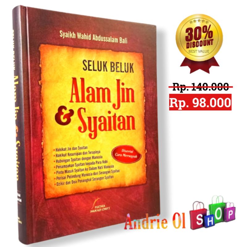 Buku Seluk Beluk Alam Jin & Syaitan | Pustaka Imam Syafii