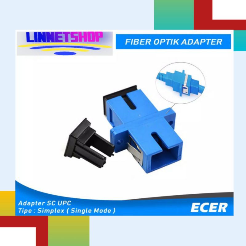 Adapter - Penyambung Kabel FTTH Fiber Optic Optik