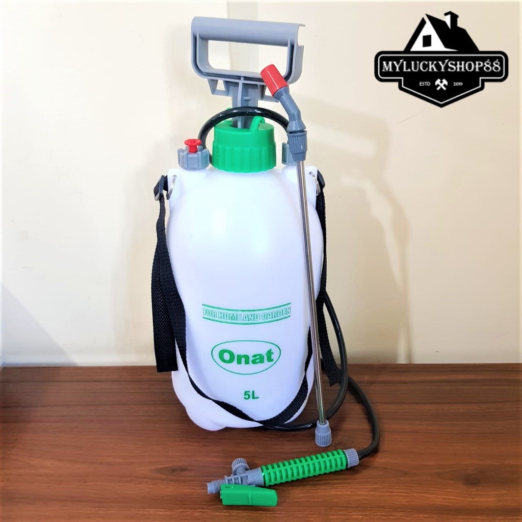 Onat Semprotan 5 Liter Hama Burung Disinfektan Manual Sprayer Kebun 5L