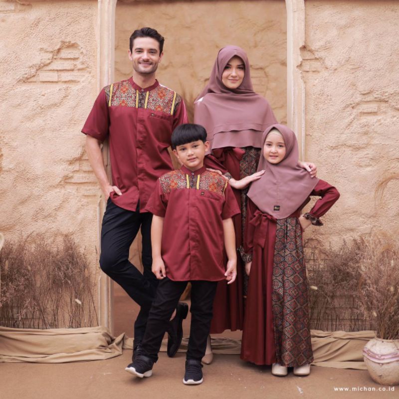 Sarimbit Michan / Seragam Keluarga / Seragam Lebaran /Sarimbit New Etnik by Michan
