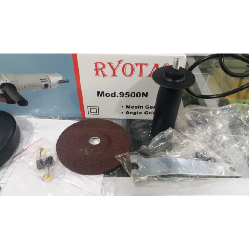 MESIN GERINDA TANGAN RYOTA 9500N 4" ANGLE GRINDER RYOTA