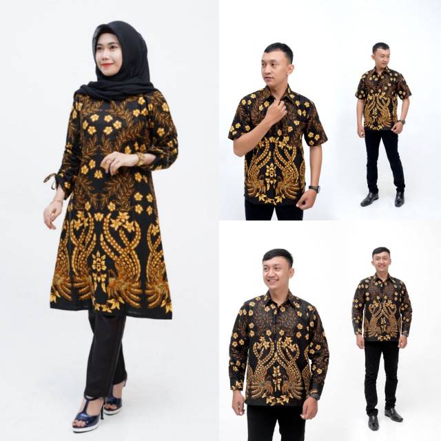 (BISA COD)COUPLE BATIK -ATASAN KERJA - SERAGAM KANTOR BATIK KERJA DINAS - BATIK KANTOR M L XL XXL - 