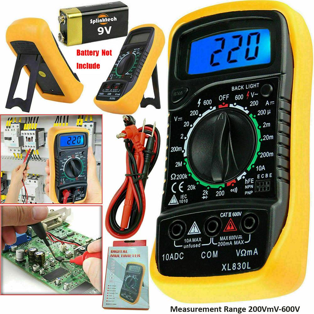 Multimeter Digital Nanas New XL830L AC DC OHM Ammeter