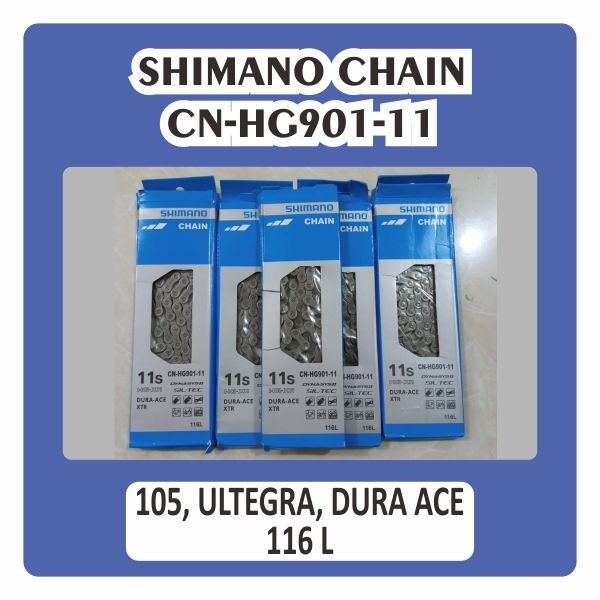 Rantai Shimano 105 11 Speed R 7000 Chain Cn-Hg901 Duraace Hg 901 Ulteg 024