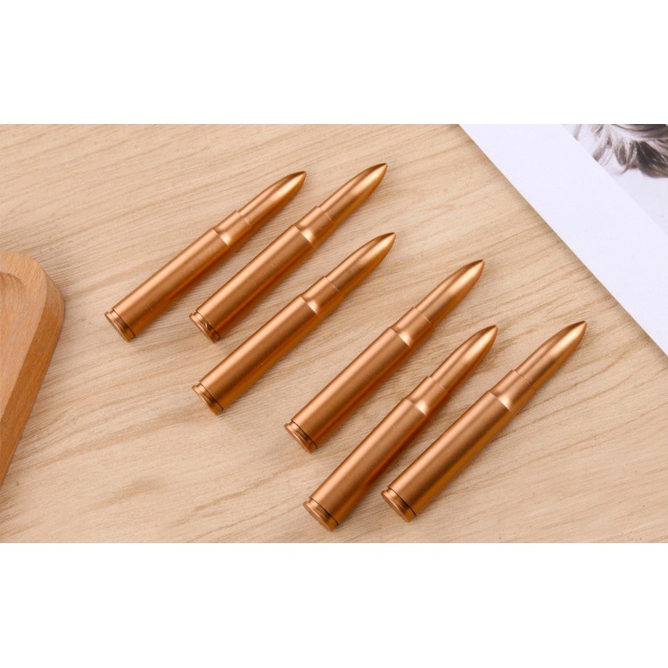 Bolpen Bolpoint Ballpoint Pen Pulpen Unik Model Peluru Gun Bullet-6