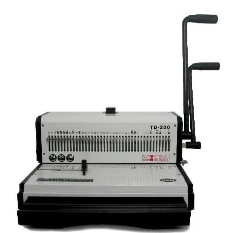 Topas TD 200 | Mesin Jilid Spiral Ring Kawat Lubang Kotak ZD199