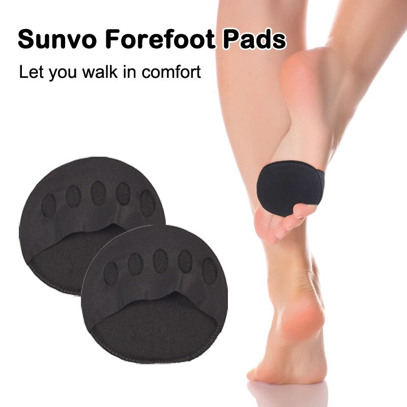 Bantalan Kaki Depan Forefoot Pads Shock Absorbs - S1 - Black