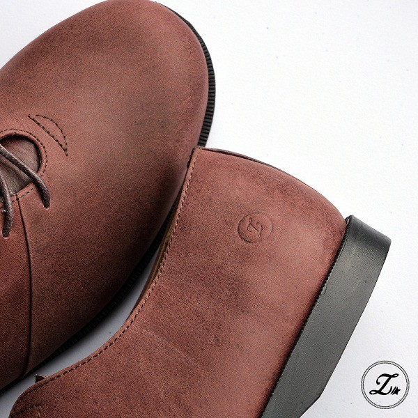 ARMAN BROWN | Indopride | Sepatu Kulit Asli Klasik Vintage Pria/Cowok/Men - Derby - Footwear Zapato