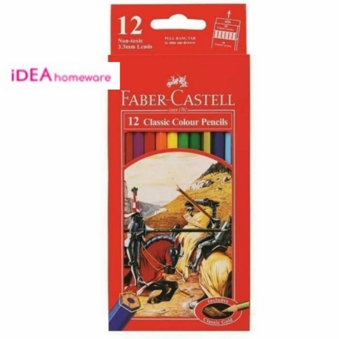 

Spesial Pensil Warna Faber Castell Classic 12 Warna Panjang Hot Sale
