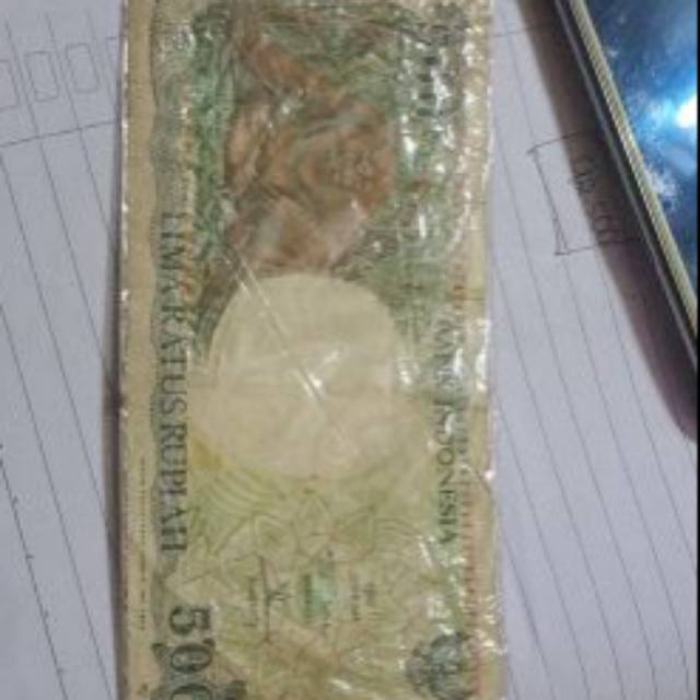 Uang kuno 500 rupiah