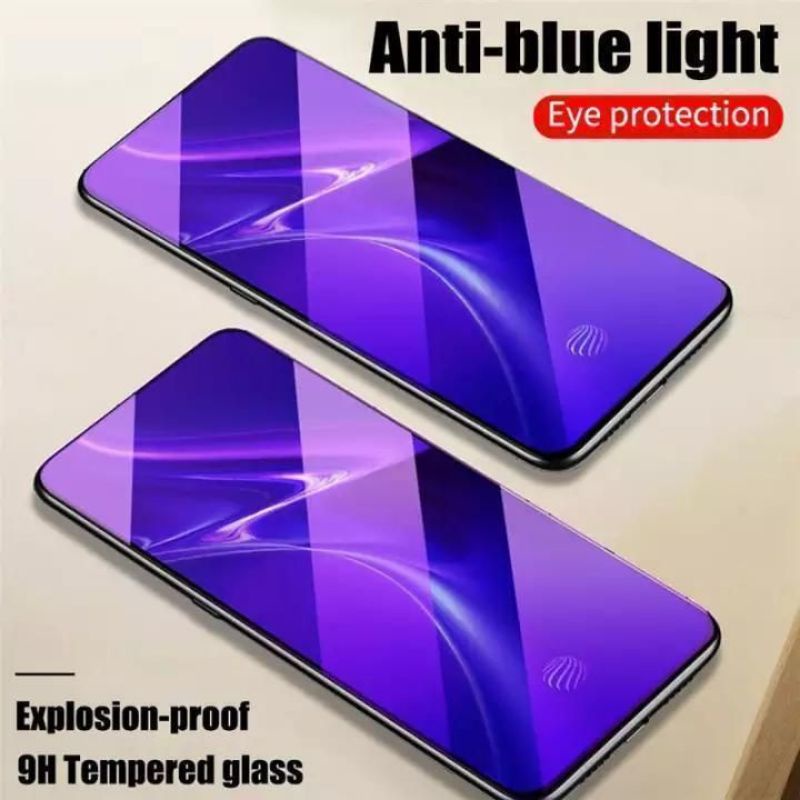 PROMO Tempered Glass Blue Light REDMI 12c 10 2022 10C 10A 9A 9C 9t POCO C40 Anti Gores kaca Full Screen Anti Radiasi High Quality