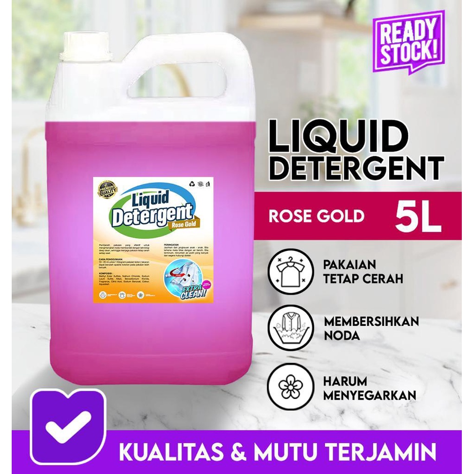 Liquid Detergen 5 Liter SUPER KONSENTRAT PREMIUM - Detergen Cair 5L