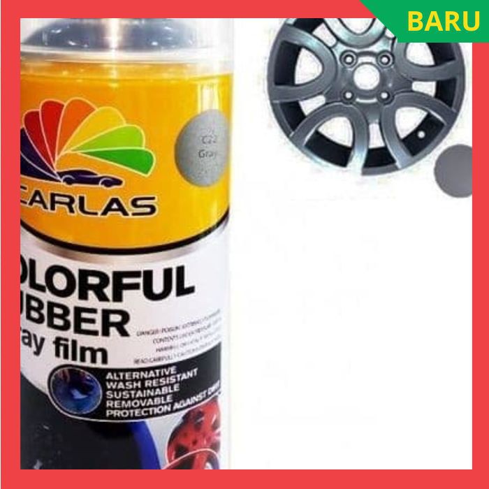 Carlas Rubber Paint Grey Doff C22 Cat Mobil Abu Abu Doff Cat Karet Rubber Paint Bagus Carlas Terbaru
