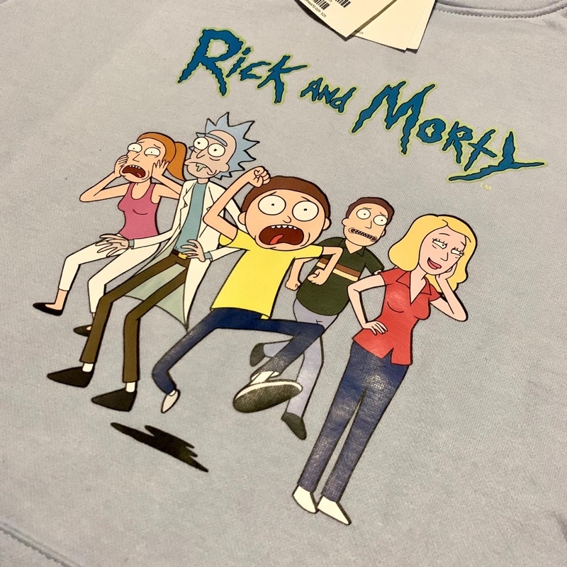 HOODIE HM RICK AND MORTY RESMI BNWT ORIGINAL ( FREE PAPERBAG )