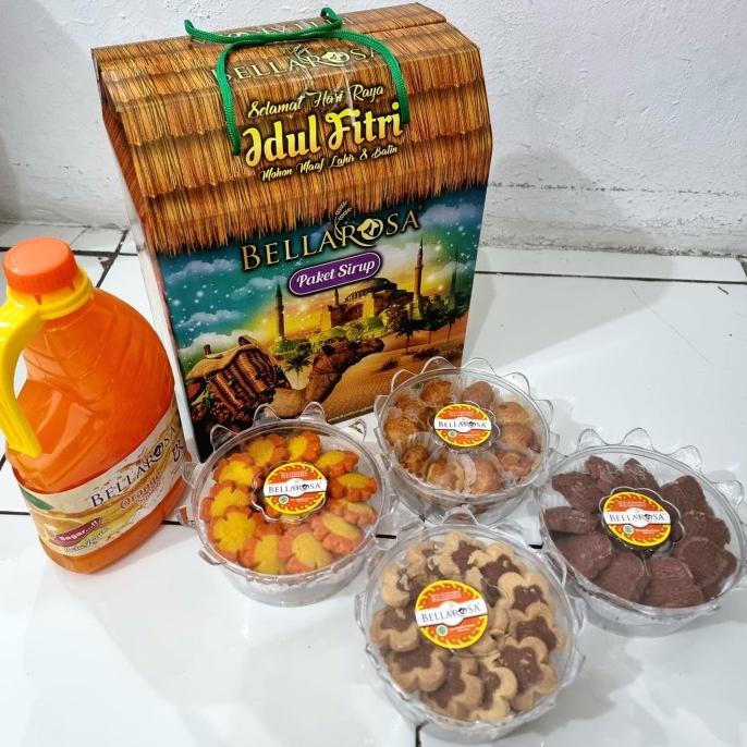 

Paket Parcel Kue Kering Lebaran Bellarosa Sirup