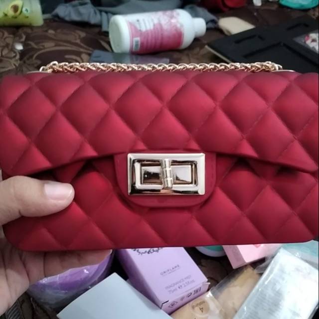 PROMO TAS JELLY IMPORT MAROON