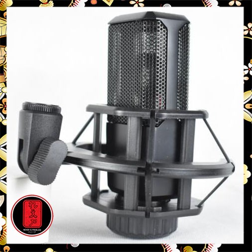 TaffSTUDIO GMark Microphone Condenser Professional Recording - LGT240 - Black