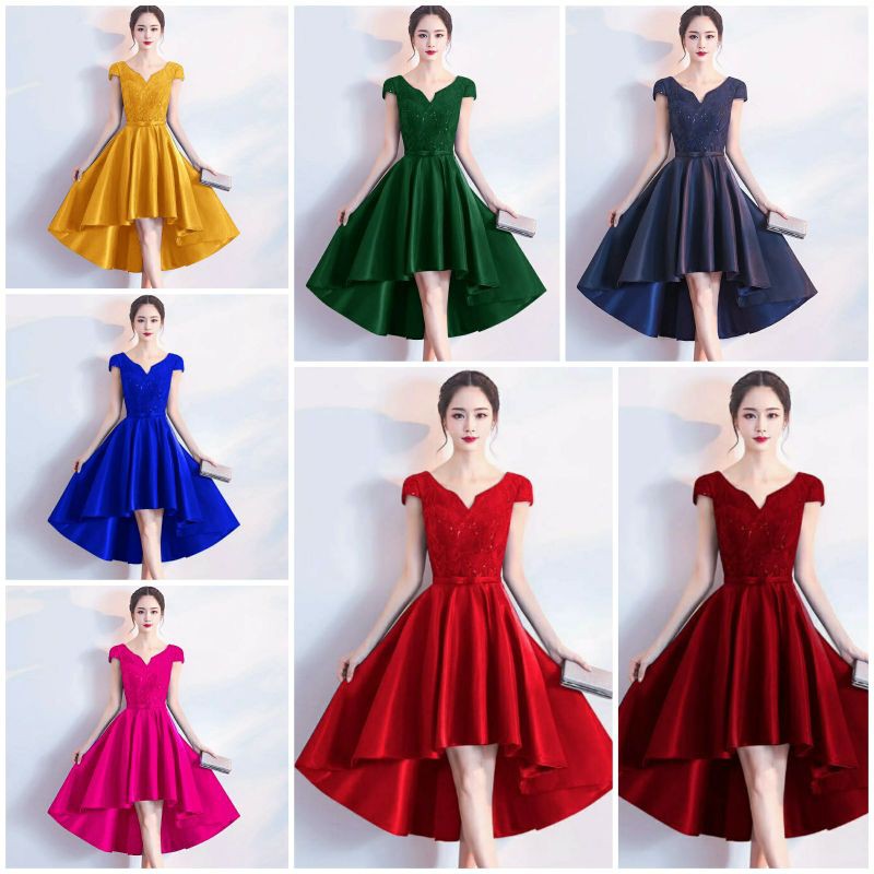 BAJU DRESS PESTA WANITA KOREAN STYLE MURAH TERBARU / PARTY DRESS / WEDDING DRESS KOREA 550