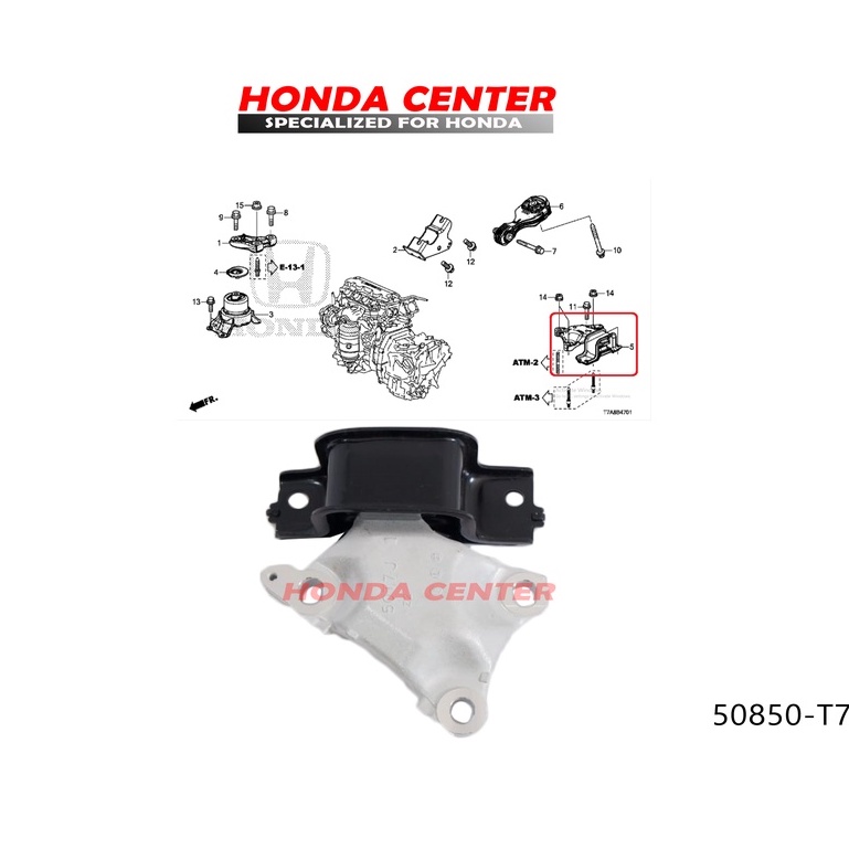 engine mounting kiri mounting trasmisi honda hrv 2015 2016 2017 2018 2019 2020 1800cc