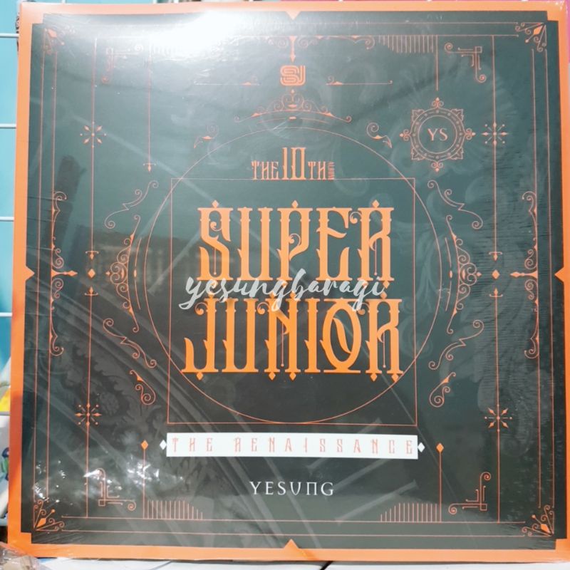 SUPER JUNIOR THE RENAISSANCE SQUARE YESUNG VERSION