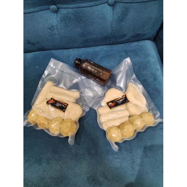 

Pempek kecil paket Frozen 10 pcs + Cuko 100mL - PEMPEK FADLI - Khas Palembang