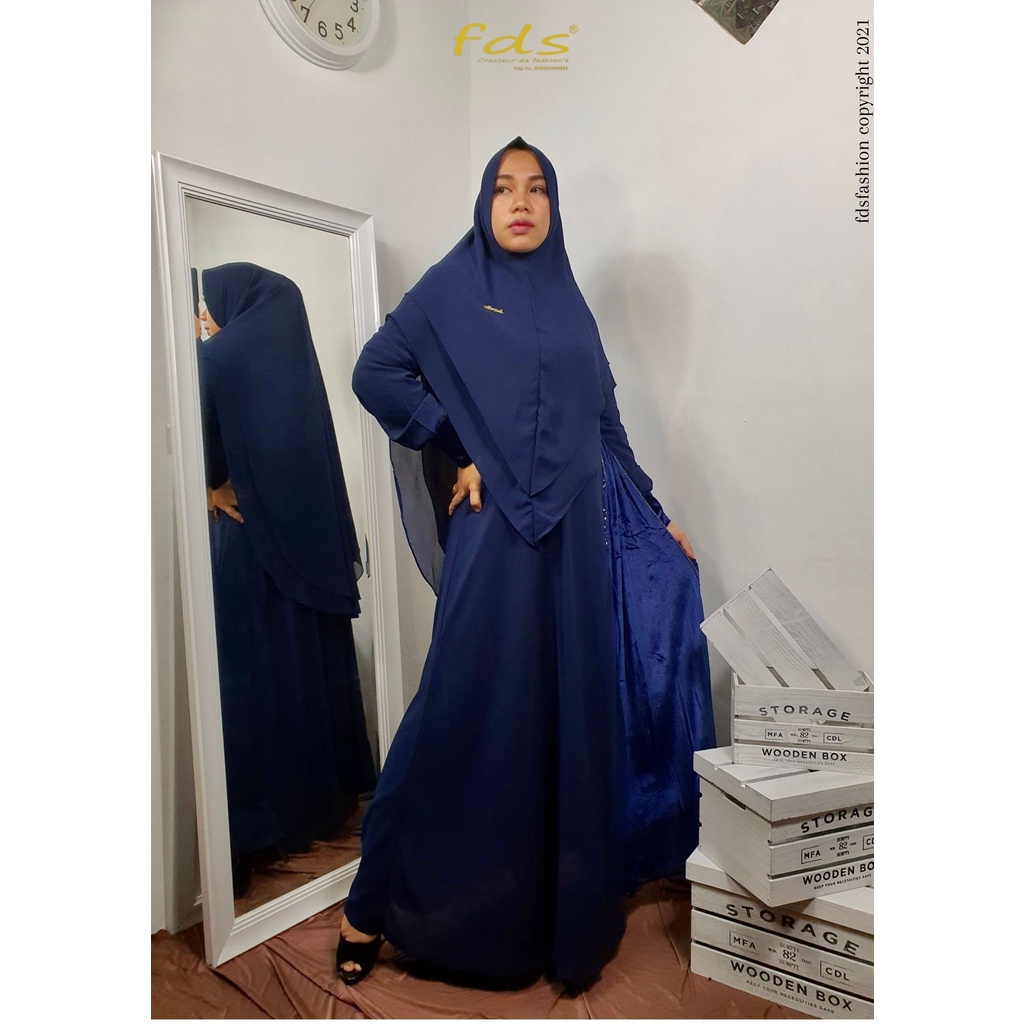 Gamis PREMIUM BLUDRU Corsa Dress 616 Gamis 616 dress Ceruty Baby Doll Exclusive FDS Fashion