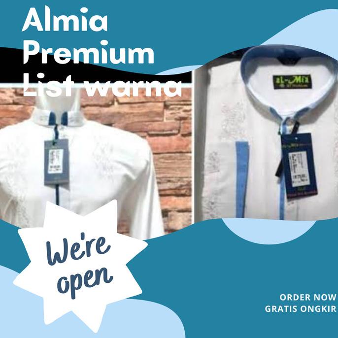 Baju koko alMia Super Premium lengan panjang (al mia Premium)