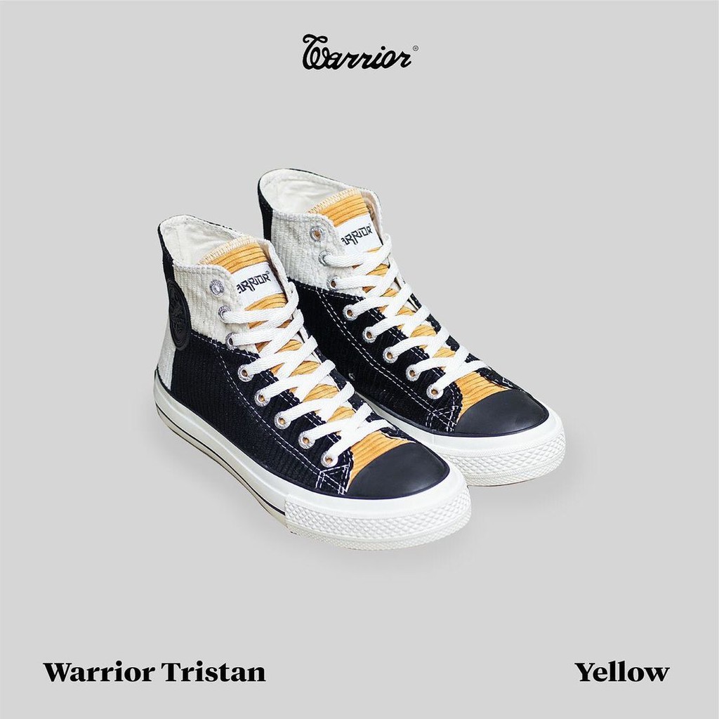 Sepatu Warrior Tristan High Yellow - Warrior Shoes Original