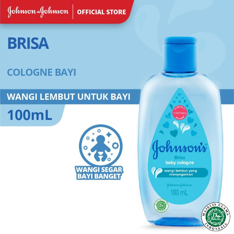Johnson's Baby Cologne 100ml - Johnsons Minyak Wangi Bayi - Johnson Parfum Bayi Wangi Lembut