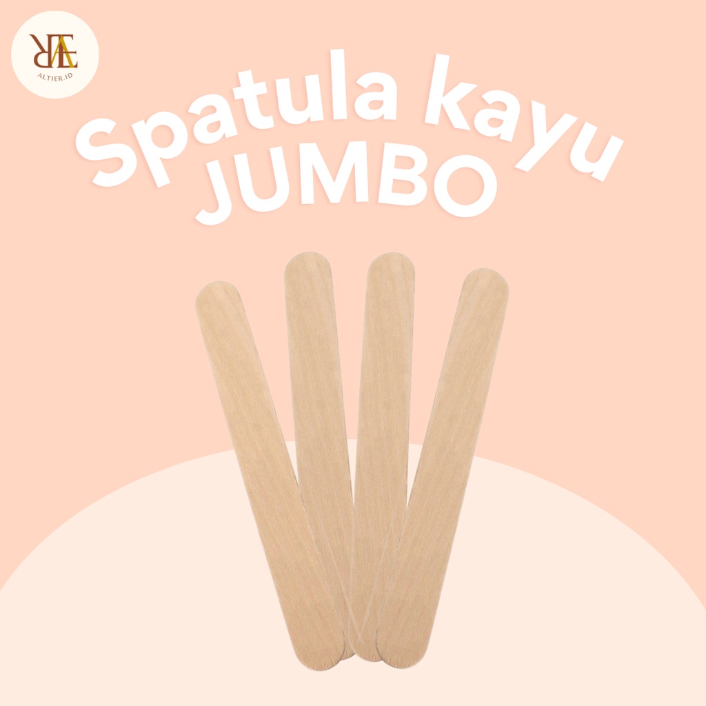 Spatula Kayu Jumbo | Spatula Wax | Stik Eskrim Jumbo | Spatula Altier